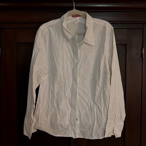💥50% sale💥Anne Klein white button down size 16W. E#840